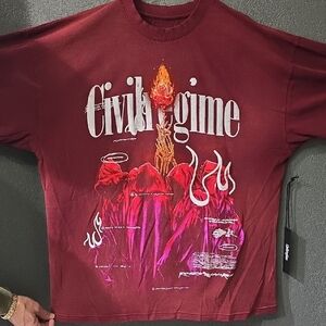 Civic Regime Red Graphic Tee